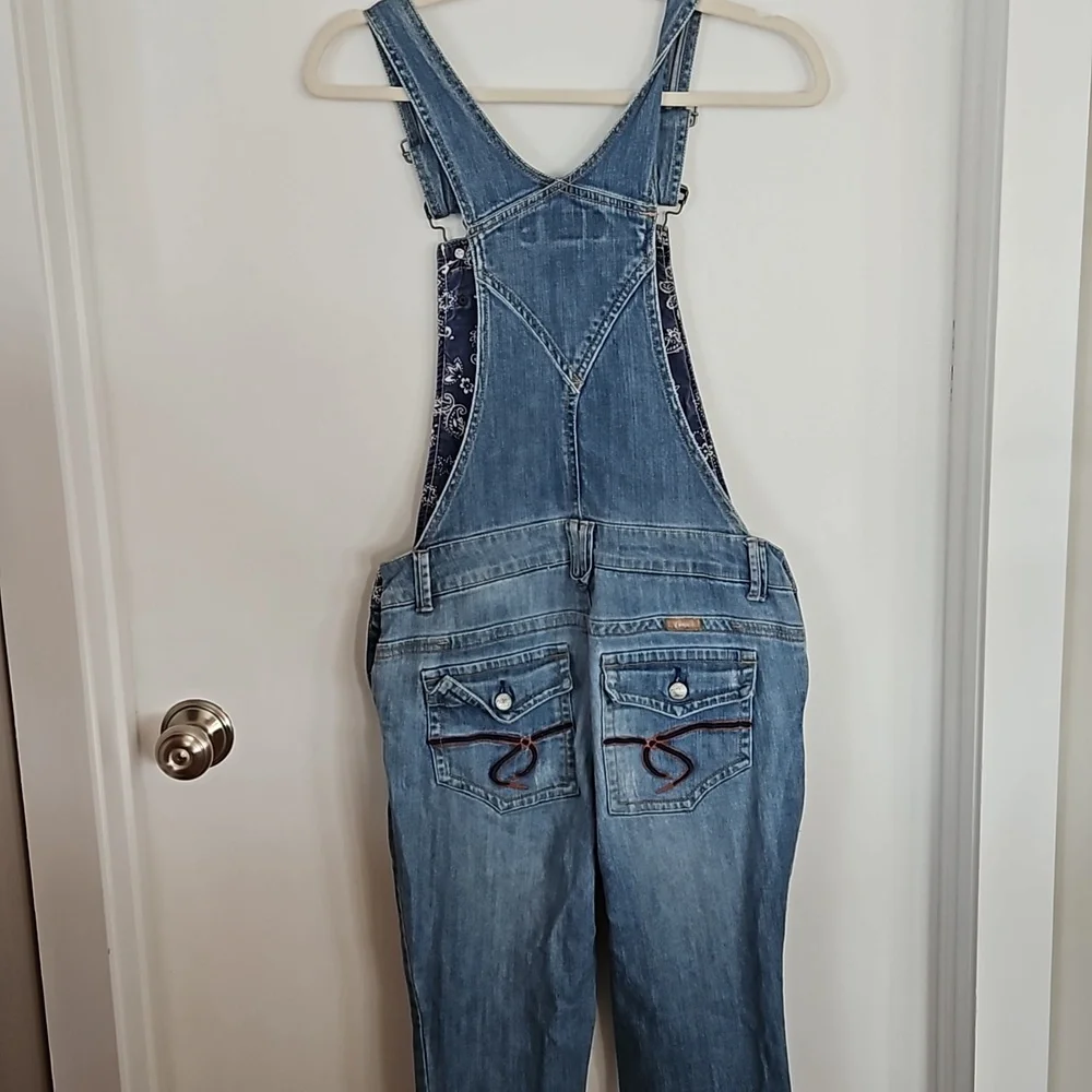 VINTAGE CANDIES DENIM OVERALLS - Picture 6 of 12